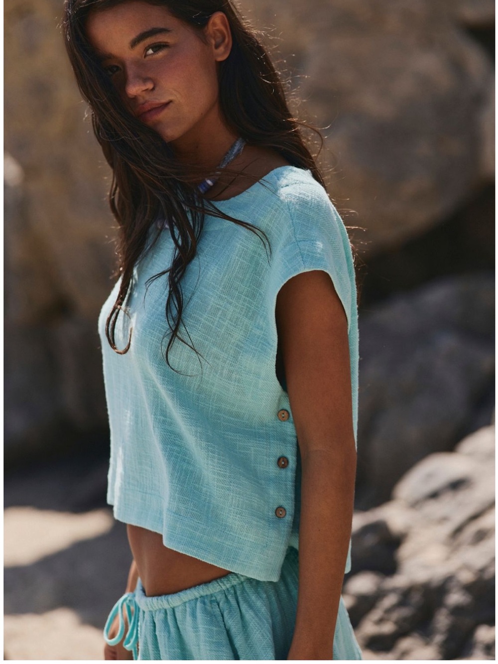 Free People Skye Mini Skirt Set NWT M - Picture 3 of 13